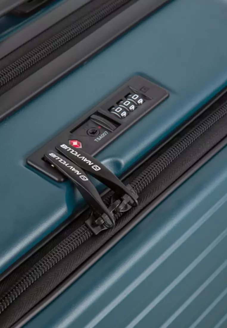 Navy Club Koper Hardcase Dayton Frame - Fiber PC 4 Roda Putar TSA Lock - Size 20 Inch