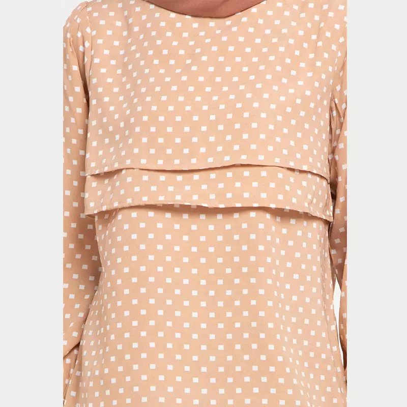 Jini Blouse In Cream Print