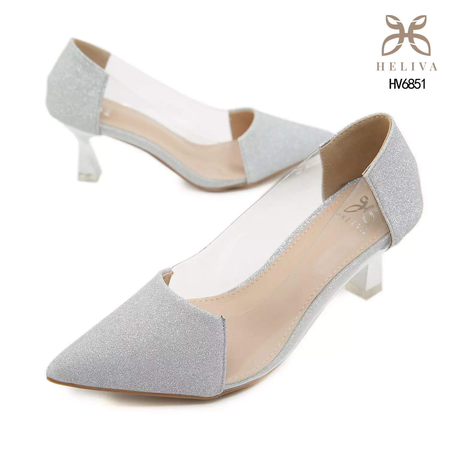 Heliva Amina High Heels Glitter Sol 6cm HV6851