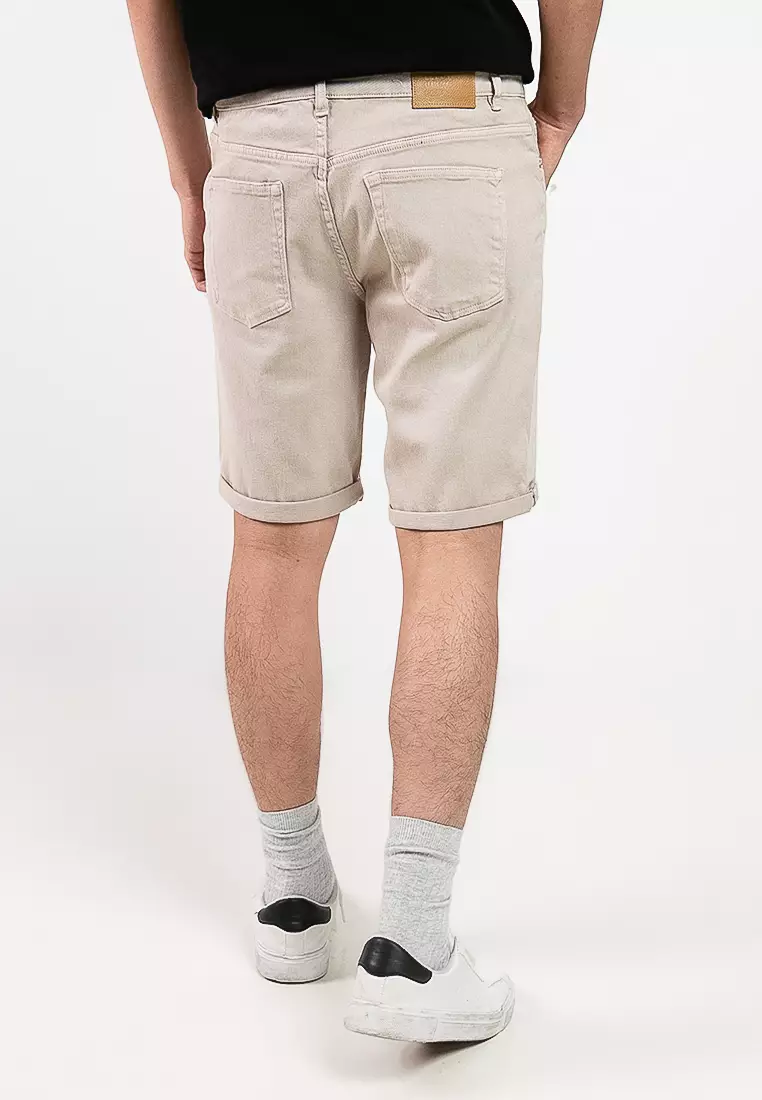 Slim Denim Shorts