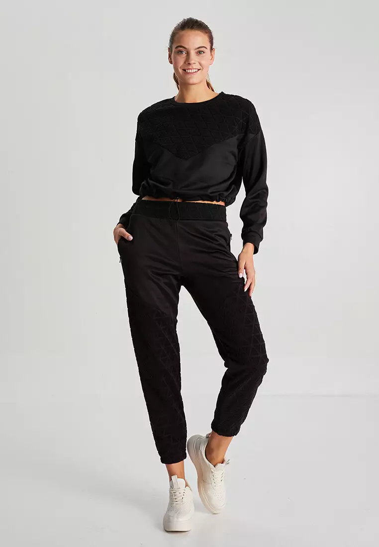 LC WAIKIKI Elastic Waist Patterned Polar Women s Jogger