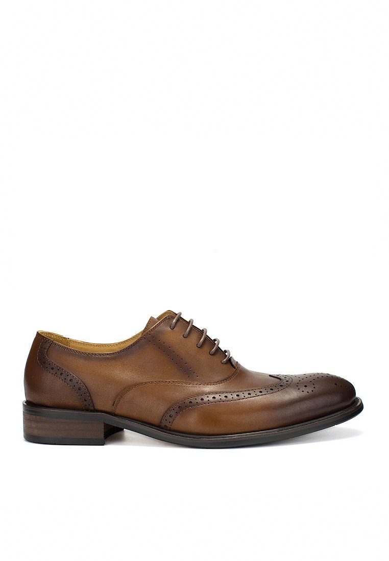 VANSA Brogue Top Layer Cowhide Oxford Shoes VSM-F9505