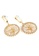 BELLE LIZ gold Tessa Round Weave Gold Earrings 5F694AC7484BAEGS_2