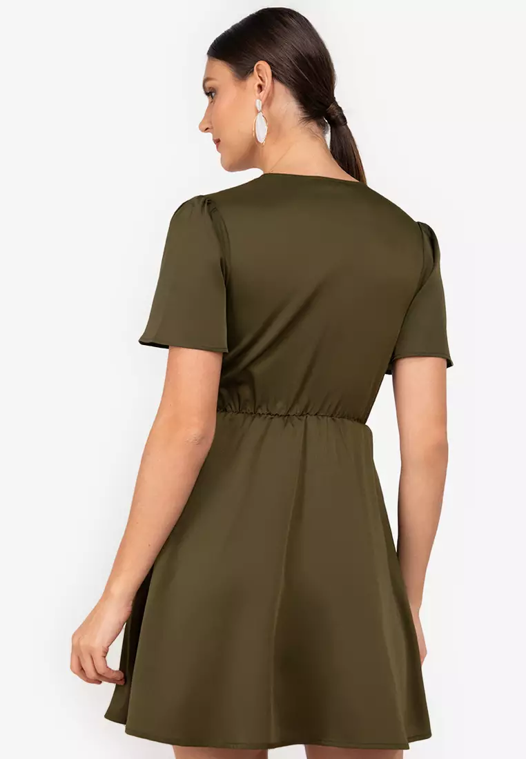 Zalora green clearance dress