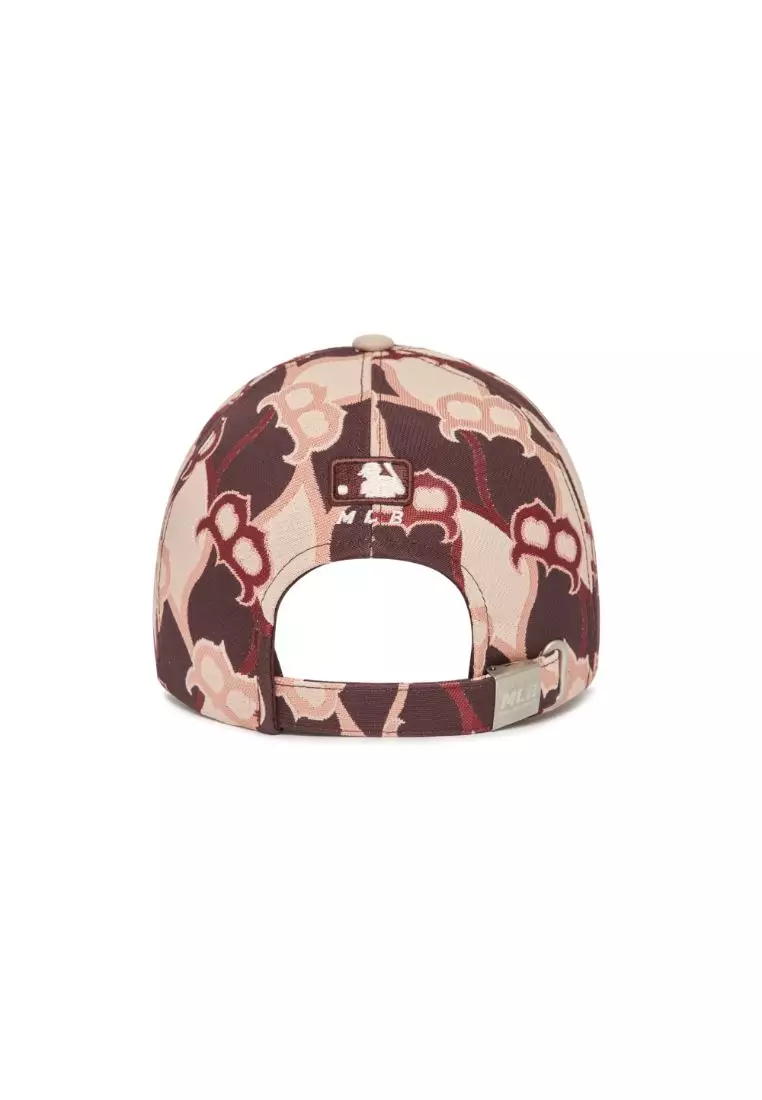 ARGYLE MONOGRAM STRUCTURED BALL CAP BOSTON RED SOX