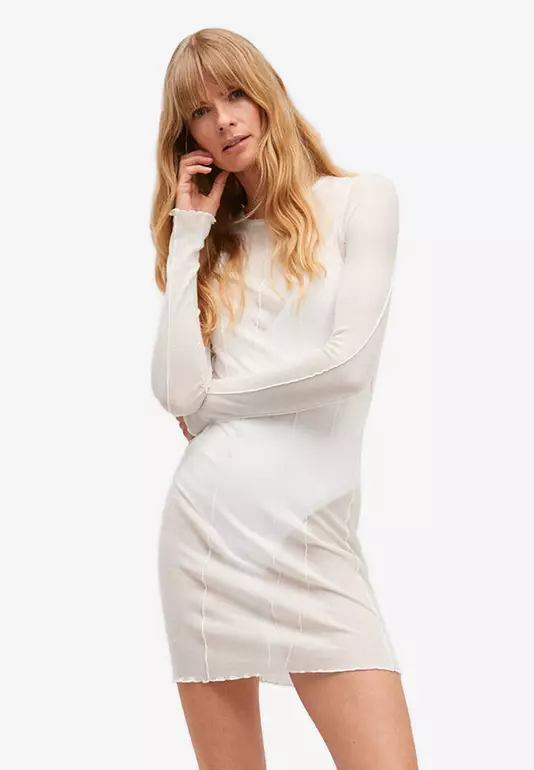 Lyocell Fitted Dress