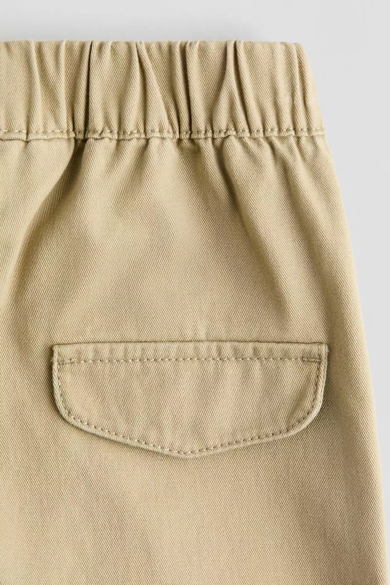Cotton twill joggers