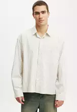 White Oxford Stripe