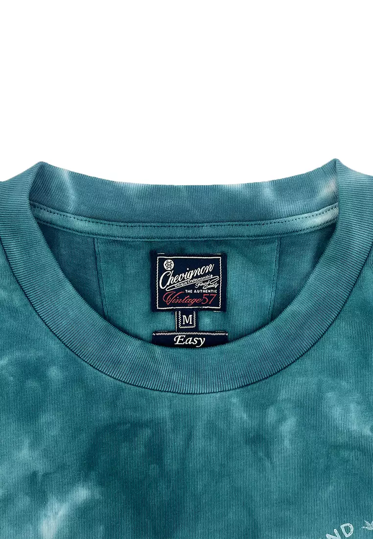 Men's V57 Logo Embroidery Tie Dye Tee