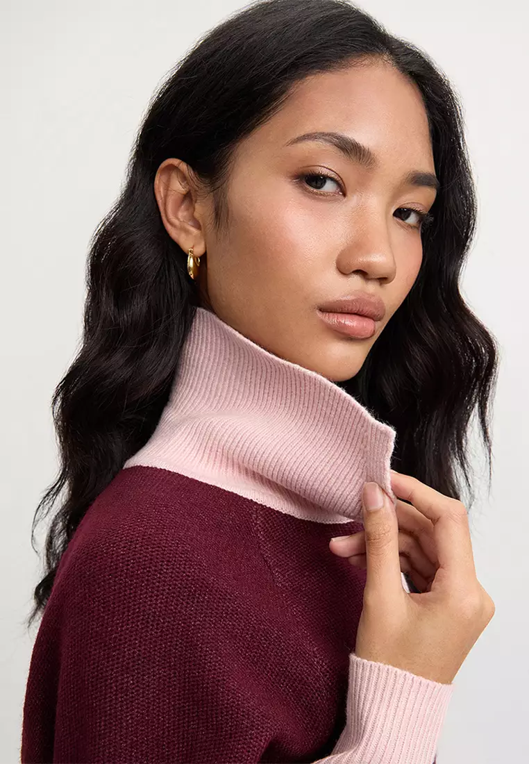 Zip-Up Collar Cardigan