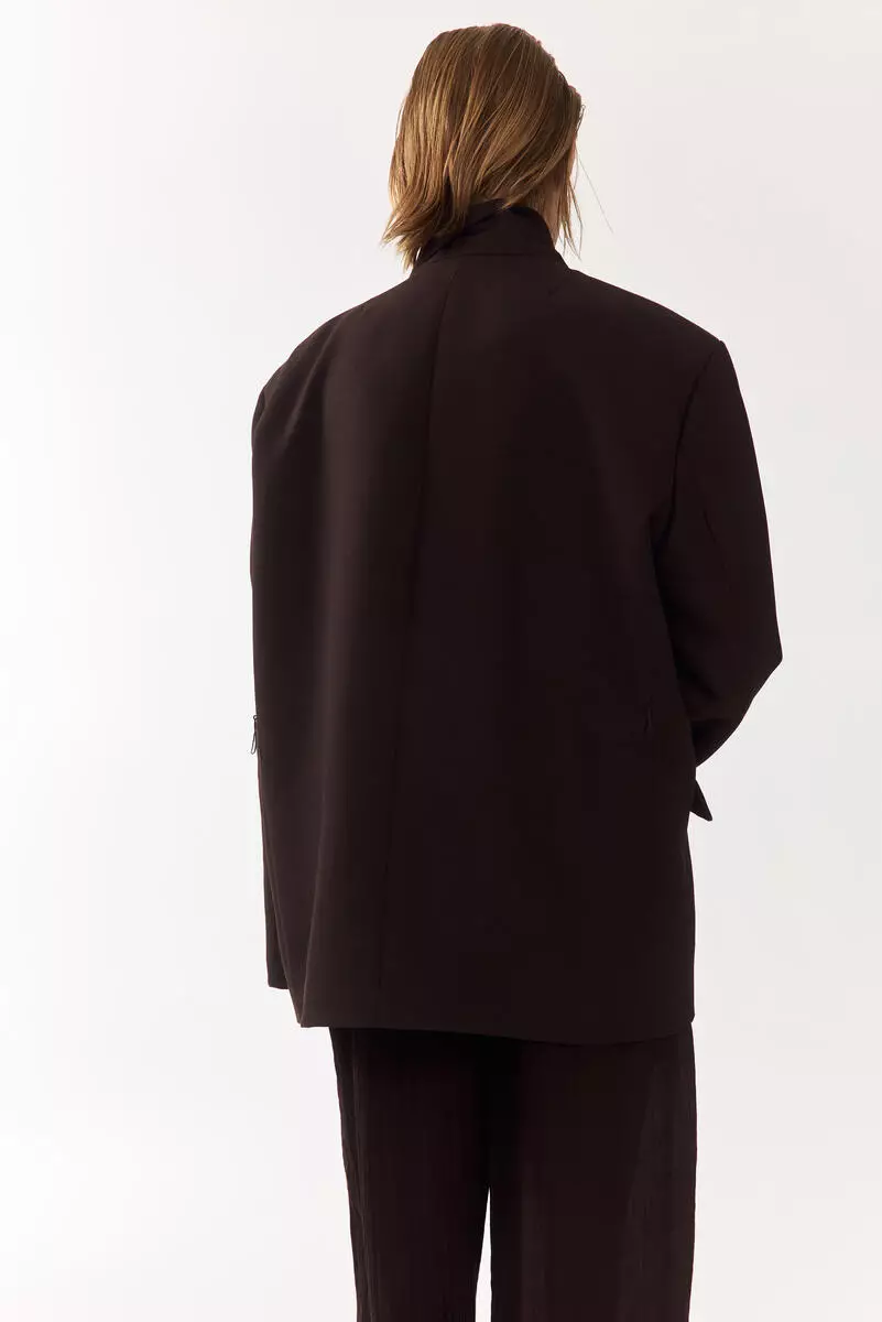 Belted blazer