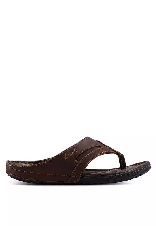 Paneled Flat Sandals