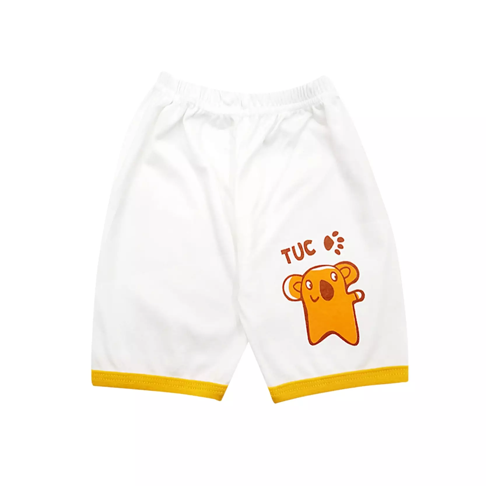 Wakakids Baju Oblong Pendek Setelan Bayi Anak Laki Laki Usia 6 Bulan Hingga 12 Bulan Motif Tuc Tuc Animals 4057 Kuning