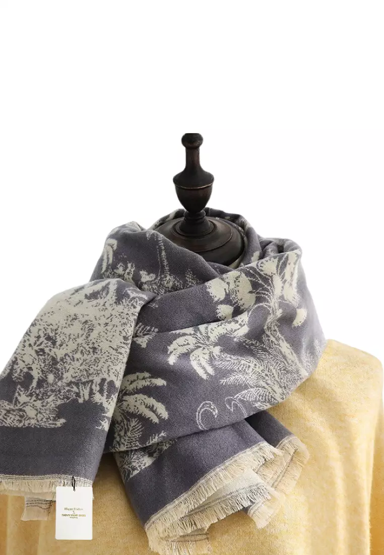 Faux Velvet Scarf AS-SY28618