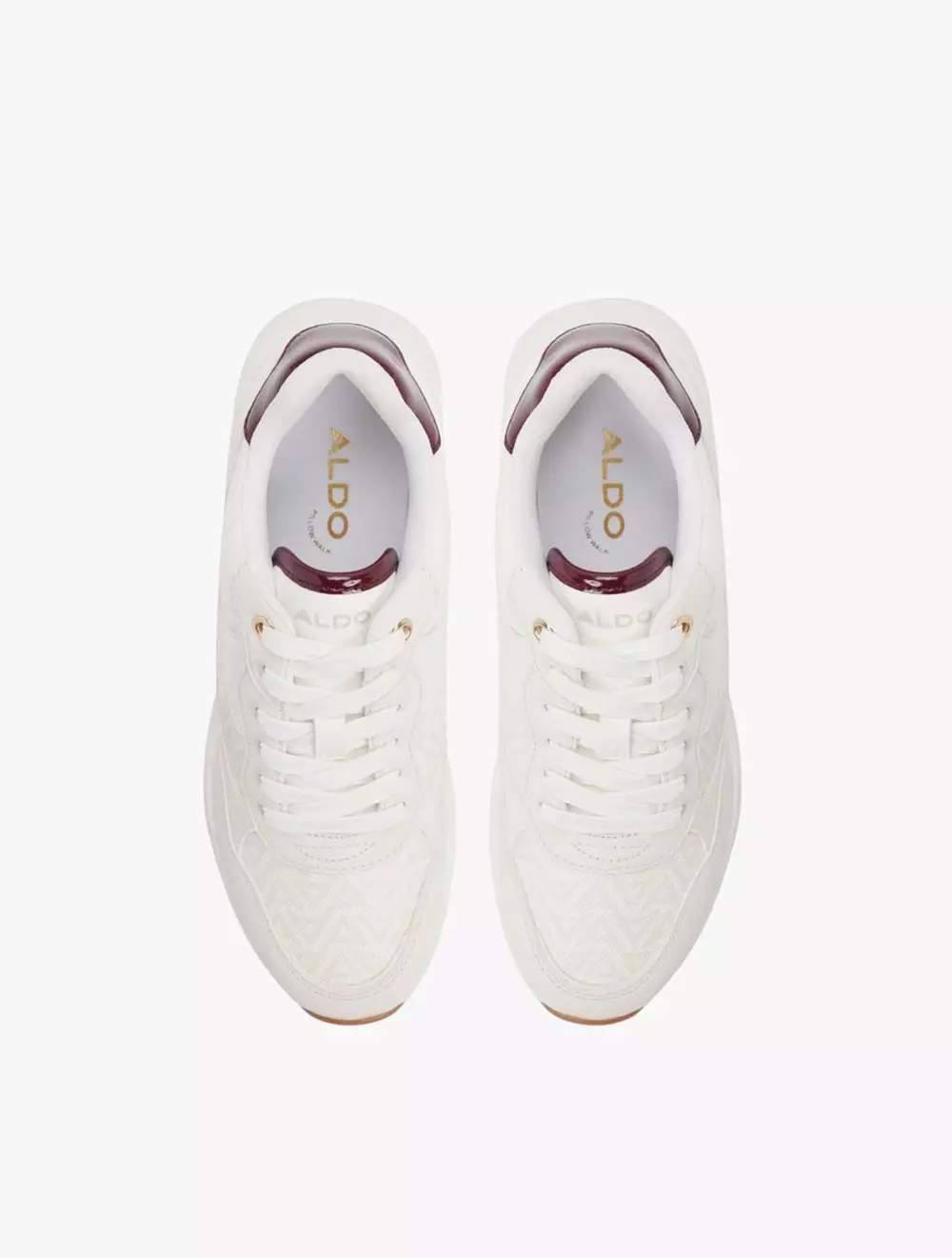 Aldo Asiejan Women's Wedge Sneakers - White Combo