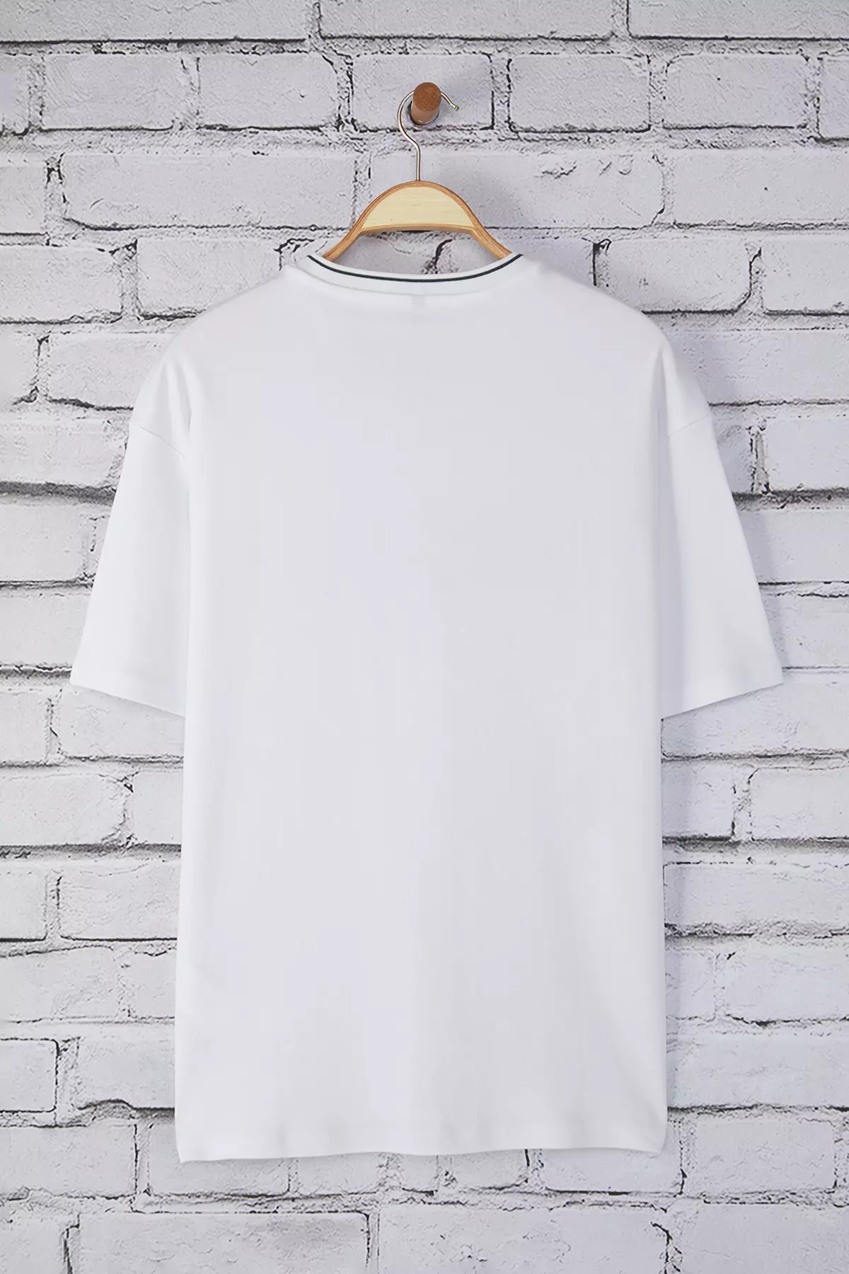 Cotton V-Neck Jersey Top
