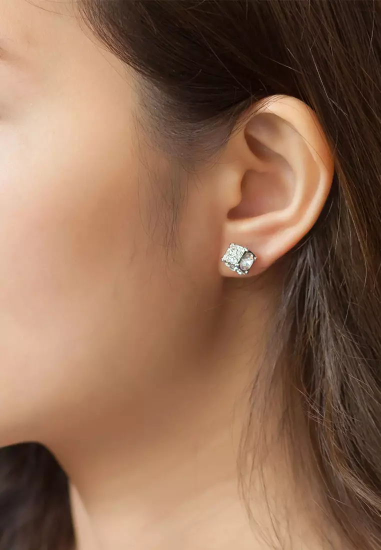 Sequoia Cubie Rubik Stud Earrings