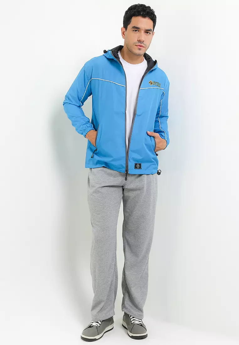 SYZLO Jaket Outdoor Packable Bisa Dilipat Jadi Tas - Turkis Blue