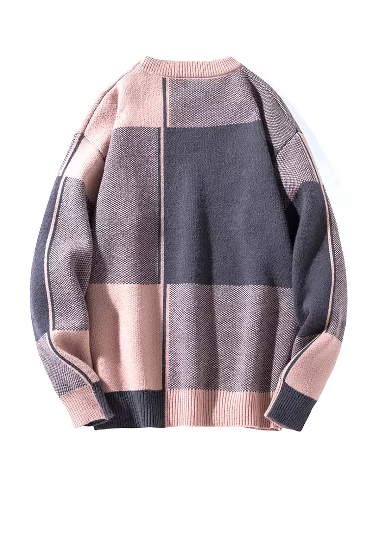 Color Matching Knit Sweater AY-my6812