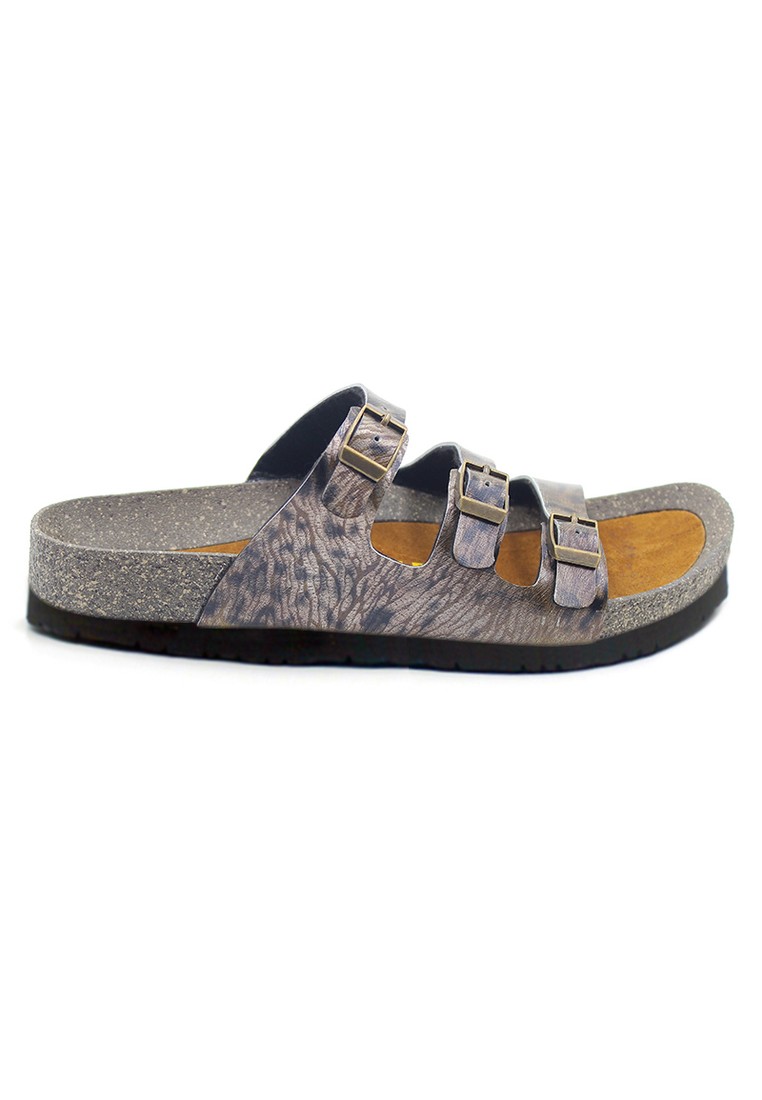 Ely - Leopard Bronze Sandals & Flip Flops & Slipper