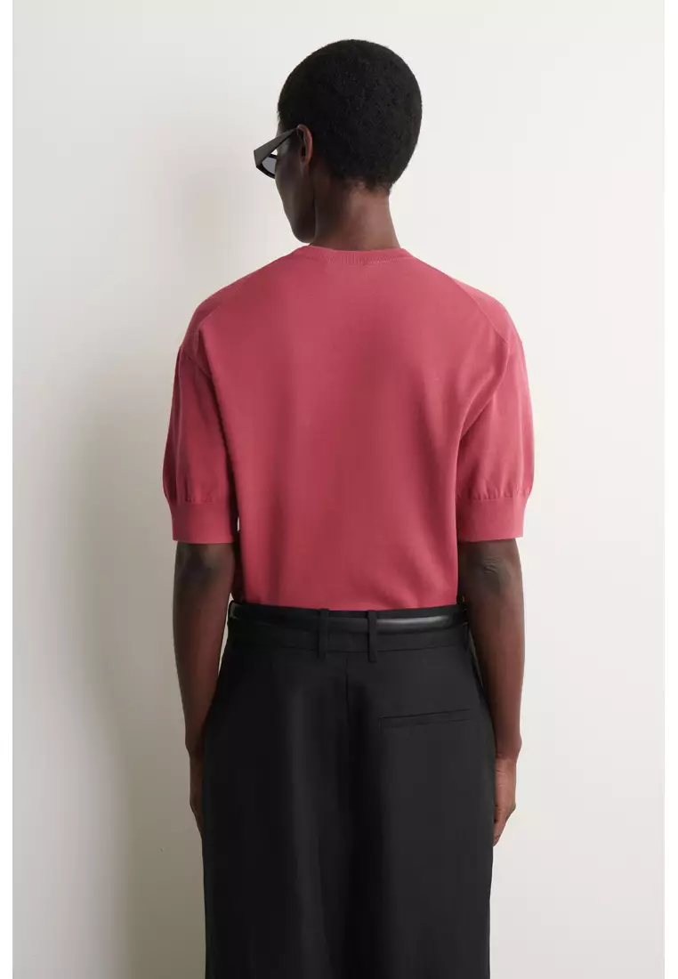 KNITTED COTTON T-SHIRT