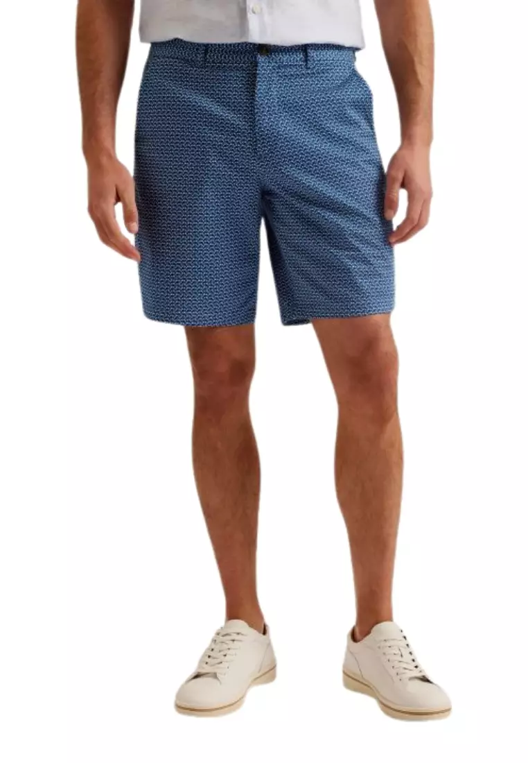Short Fille Ted Baker - Bleu - Taille 12-13 Ans - Mélange Polyester