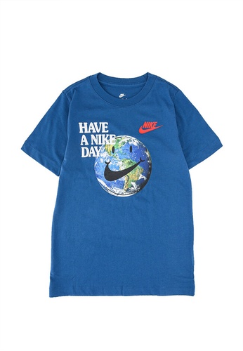 Nike blue Big Kids' (Boys') Sportswear T-Shirt 704A3KAEDAB0E3GS_1