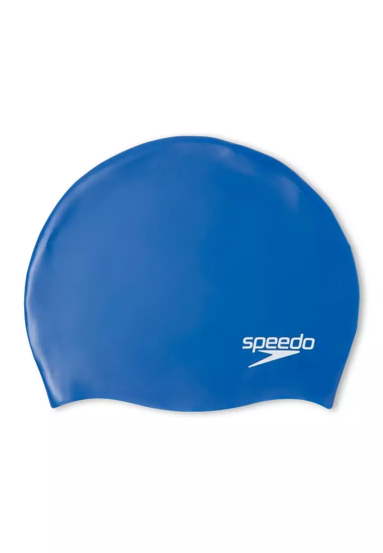 Junior Royal Blue Plain Moulded Silicone Cap
