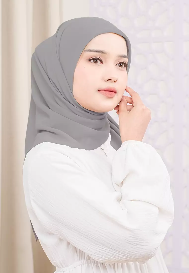 HIJAB INSTAN VIERA-MONGKEY GREY