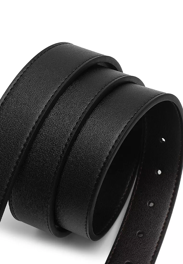 Buy Swiss Polo 35mm Reversible Pin Buckle Belt - Black 2023 Online ...