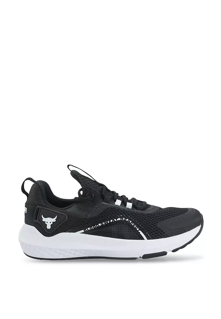 Size 10 - Under Armour Project Rock BSR 2 White Black for sale
