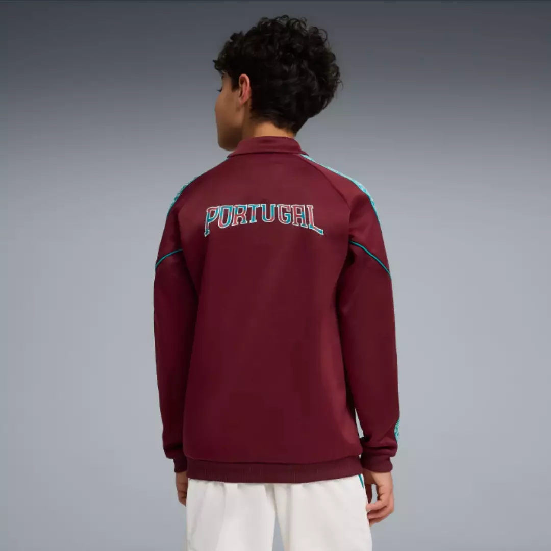 PUMA Portugal FPF KING Anthem Jacket Jr 78483524 - Jaket Anak (Merah)