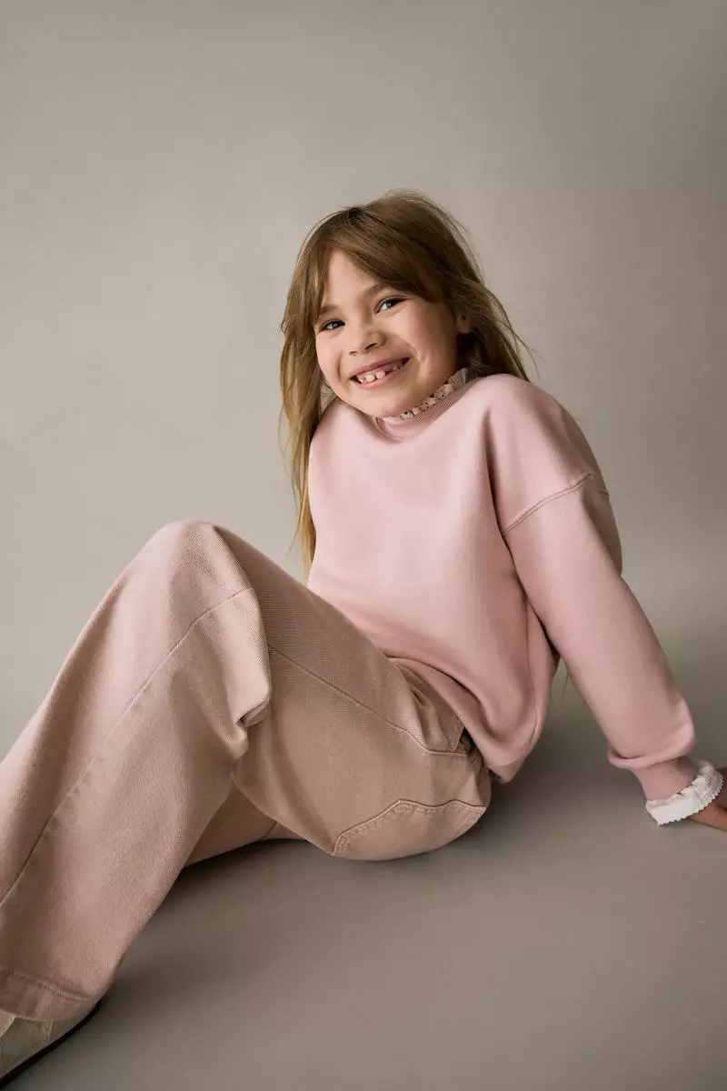 Wide Leg paper bag jeans