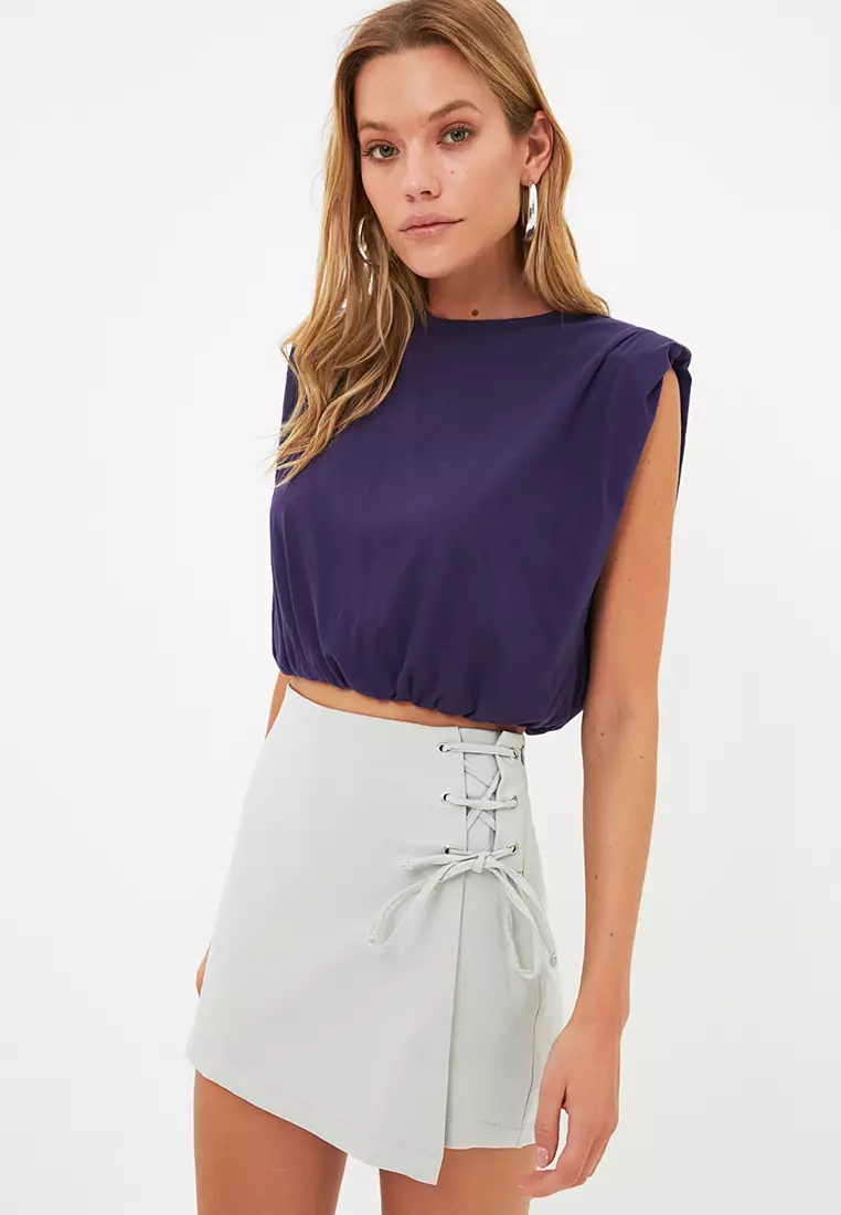 Lace Up Skort