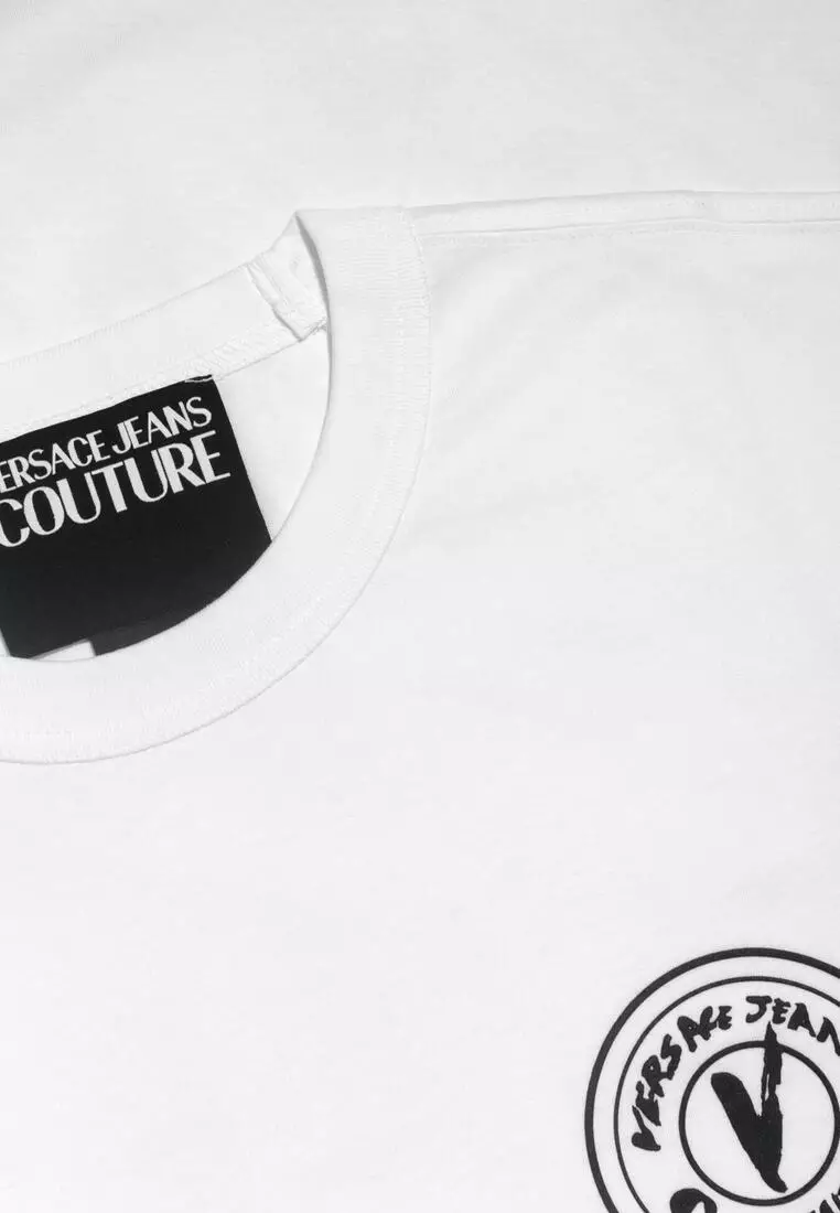 Embroidered V-Emblem T-Shirt