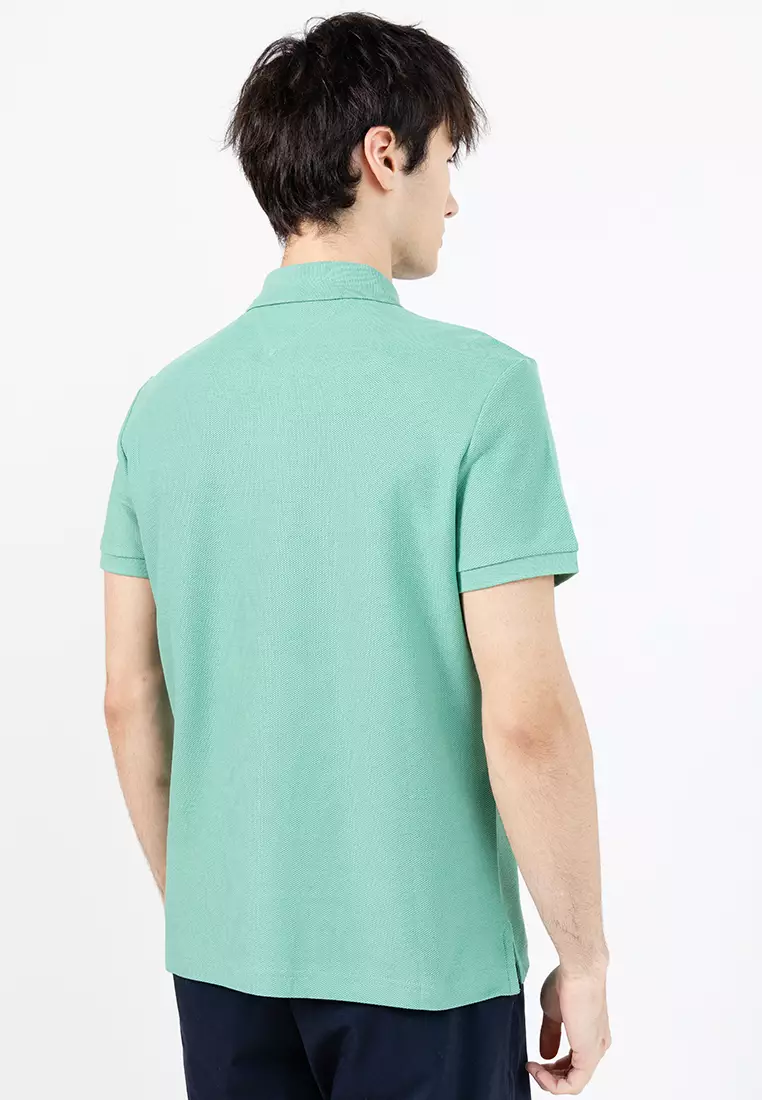 Monogram Logo Regular Polo Shirt - Th Mainline