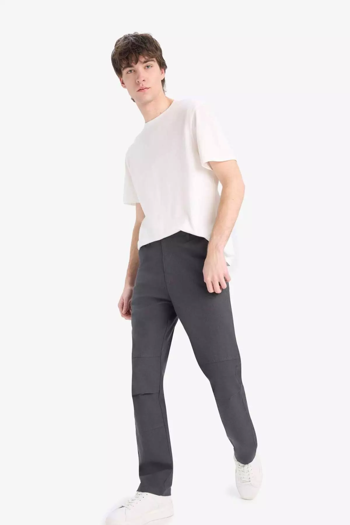 Loose Relaxed Fit Wide Leg Three Pockets Wide Leg Summer Pants D8544Ax25Sp