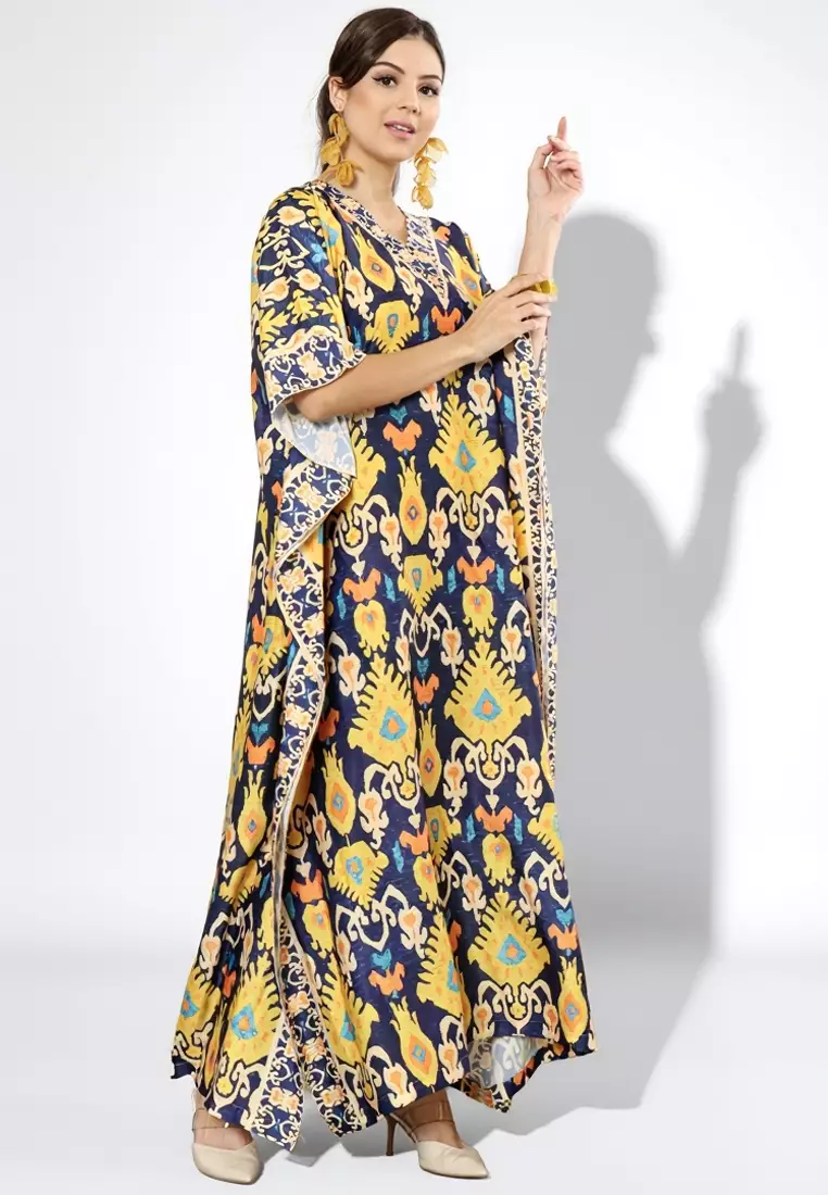 Kanzi Exclusive Short Sleeve Classic Kaftan