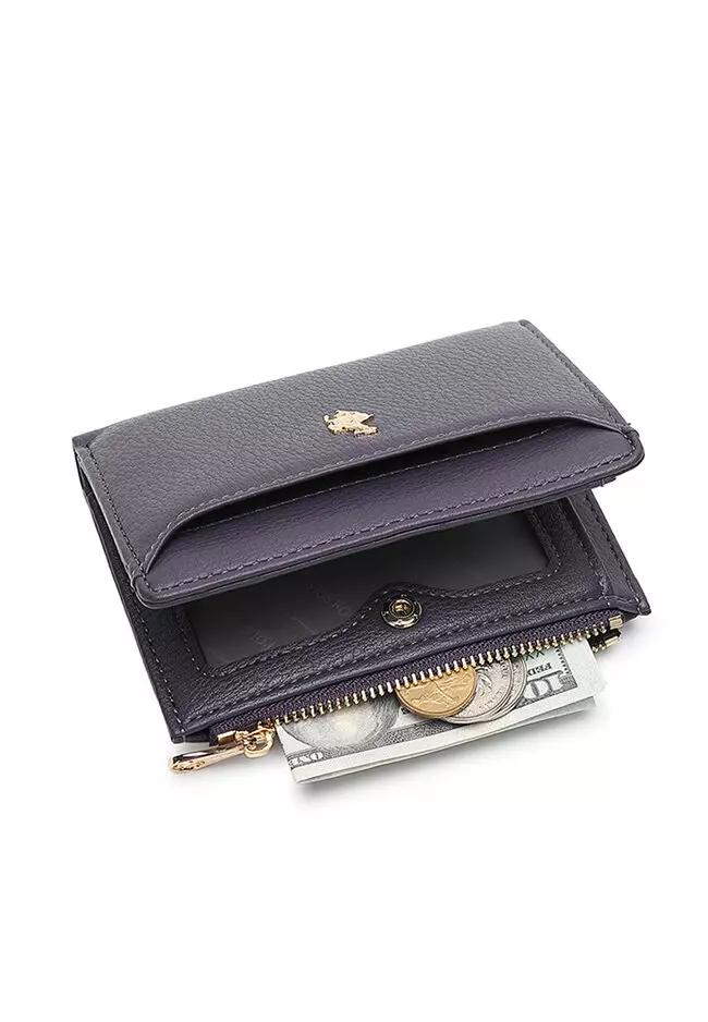 Women's 2 in 1 Purse/Wallet With Coin Compartment - Purple