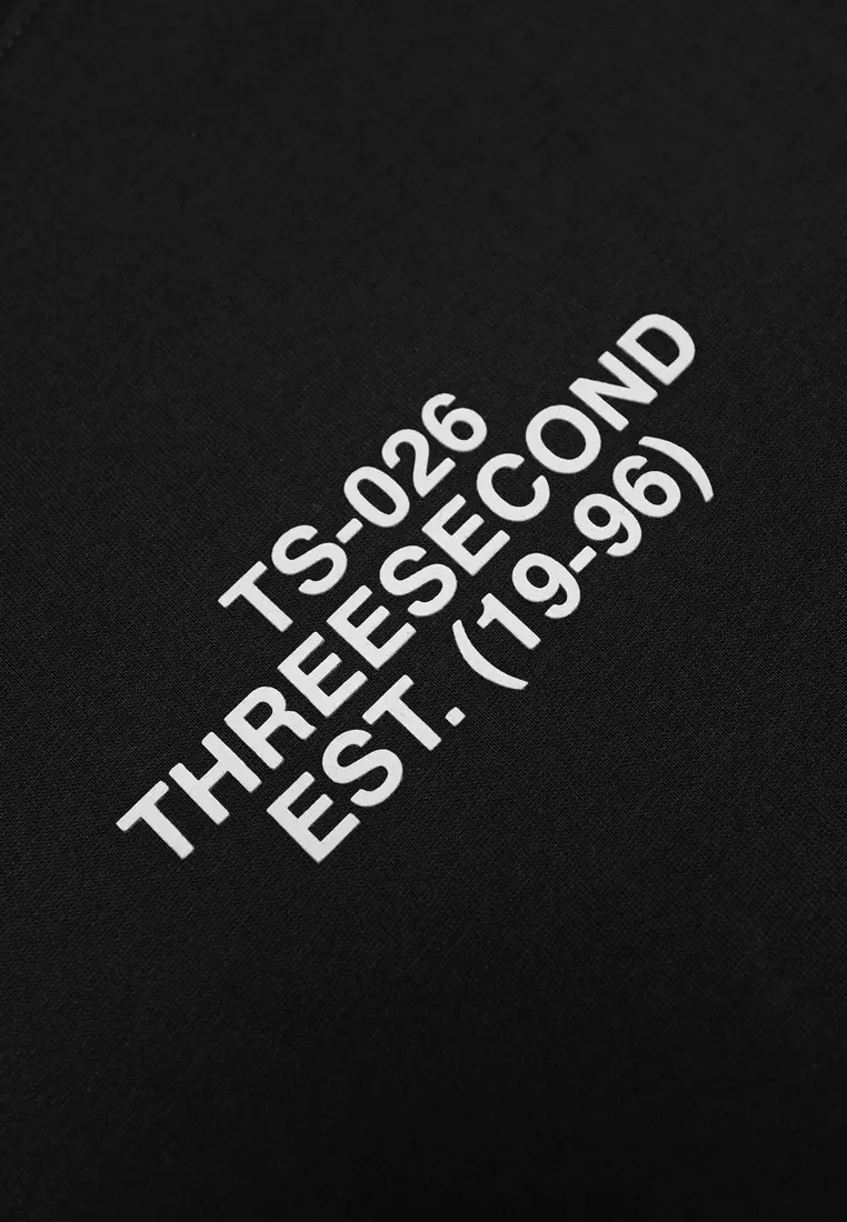 3Second Men's T-Shirt Short Sleeve Regular Fit Cotton Zach OL-C830125