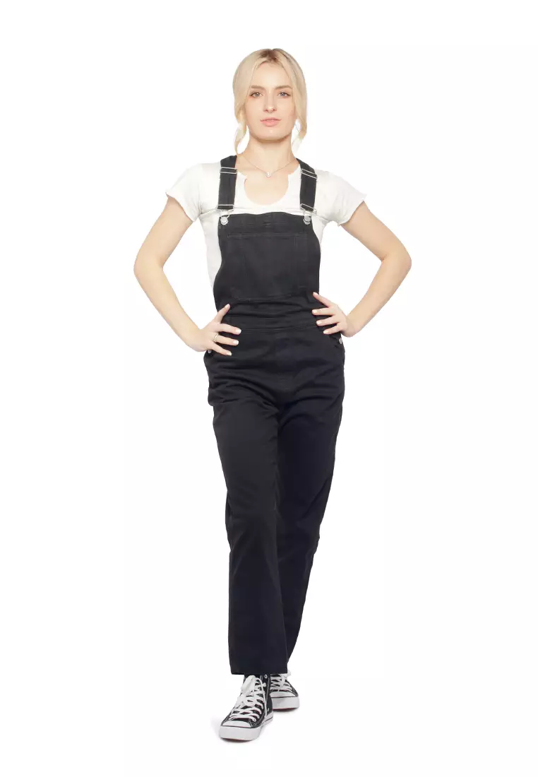 Black best sale mom dungarees