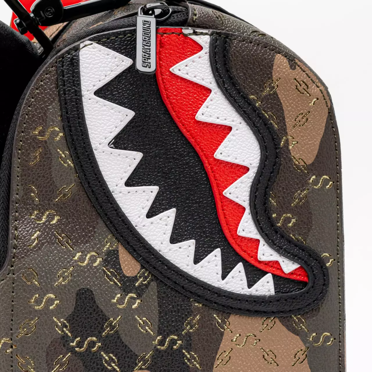 Jual Sprayground Sprayground Over Camo Pattern Sling Backpack