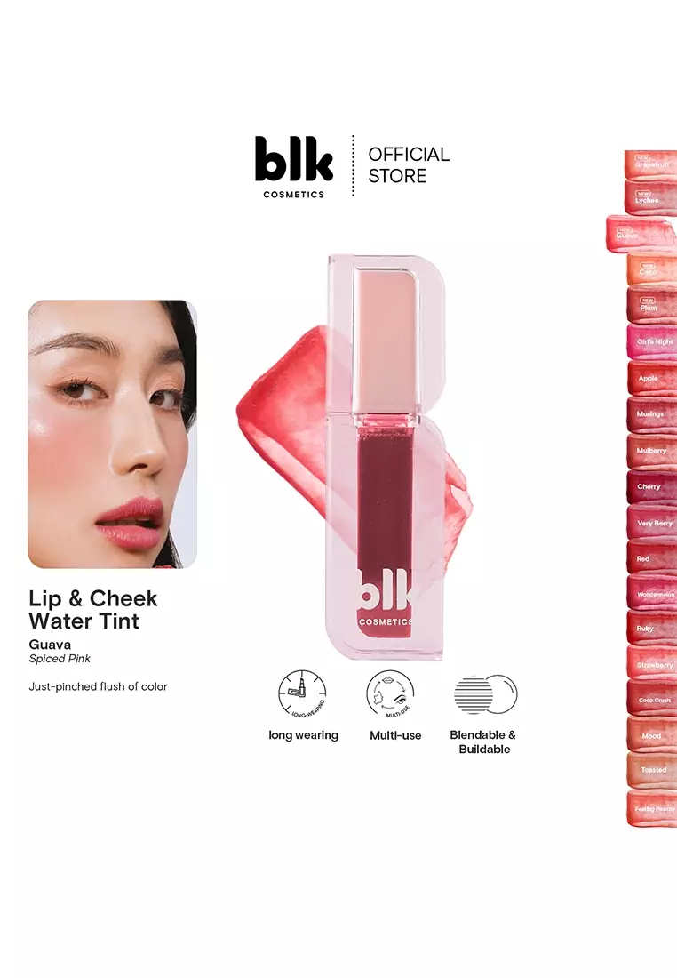 lip and cheek water tint - guava