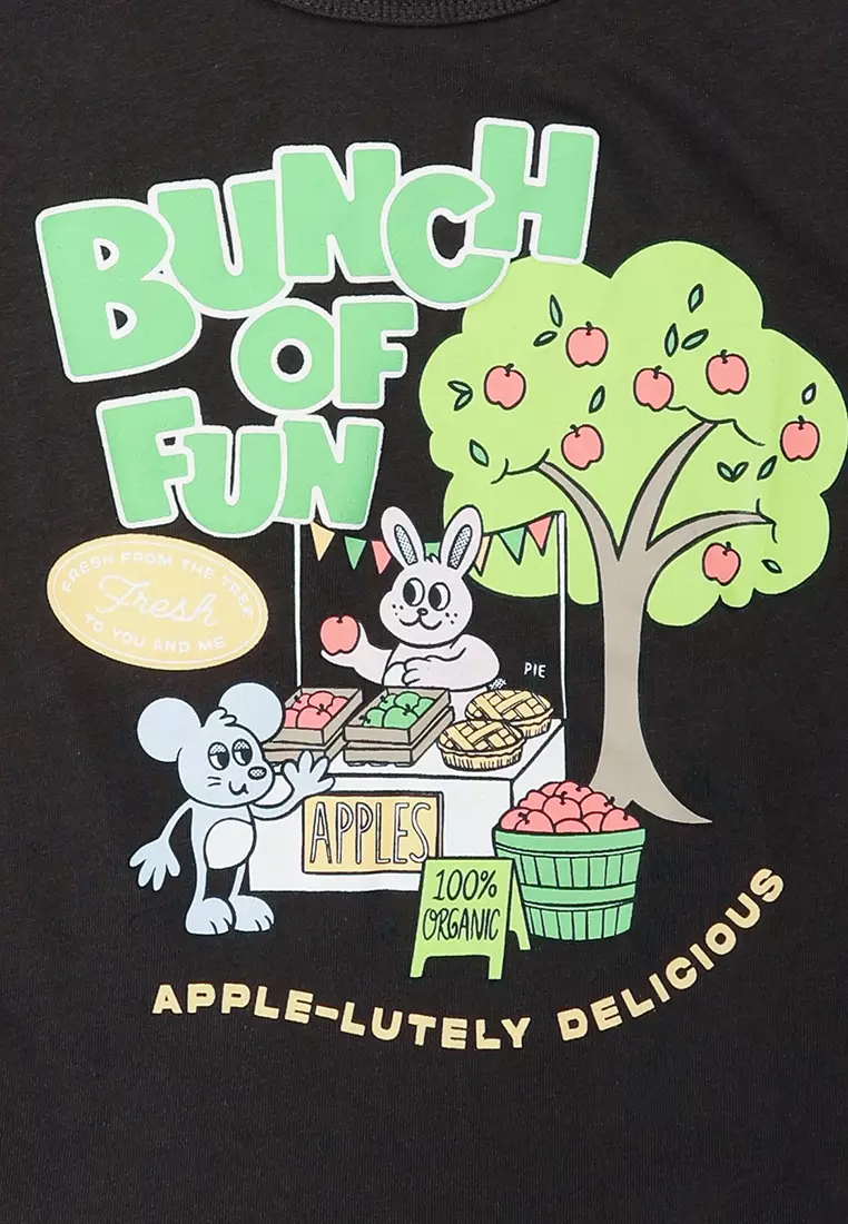 Poppy Oversized Graphic Print Tee