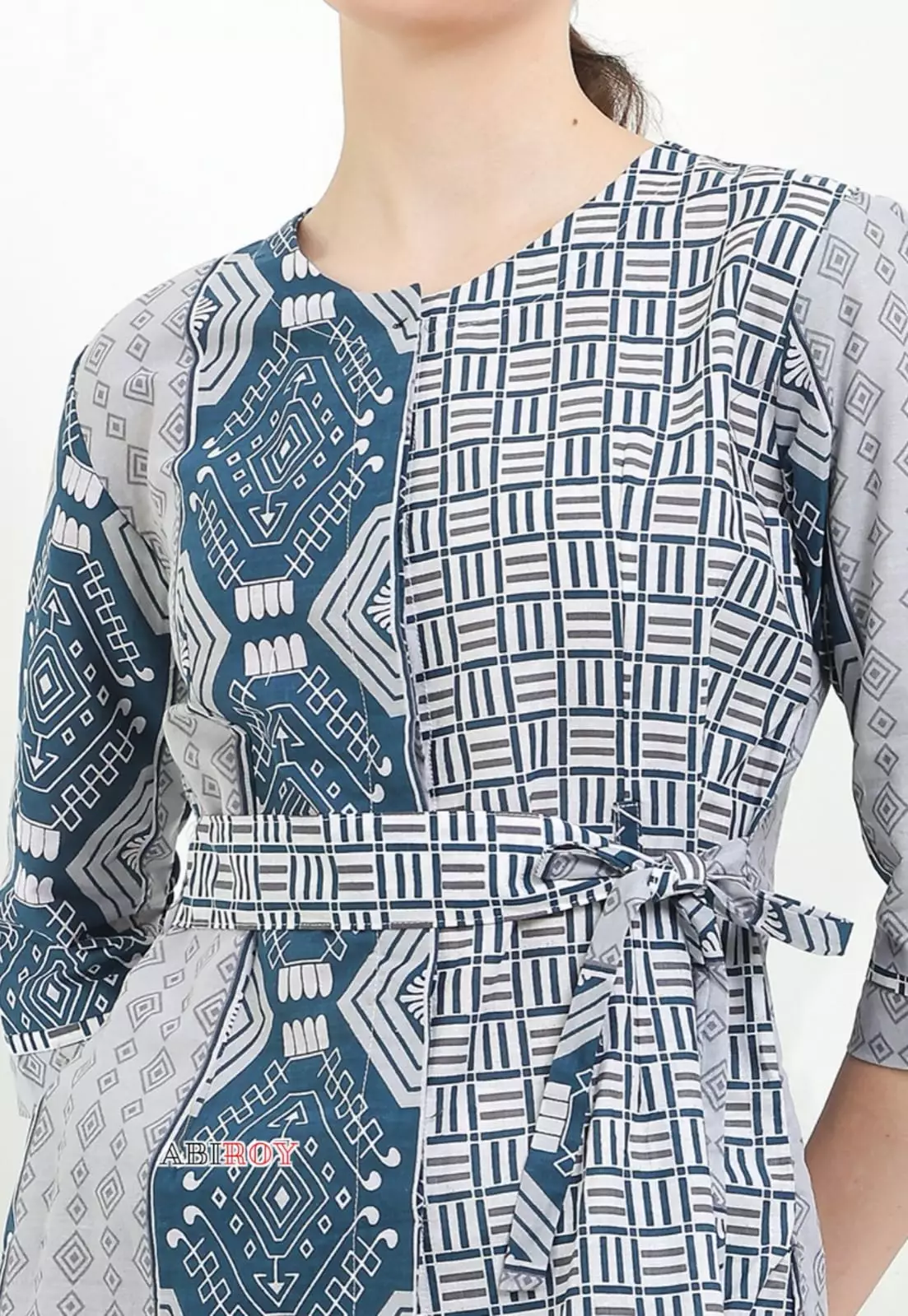 Blouse Batik Qinoman Premium Slimfit Elegant NLN