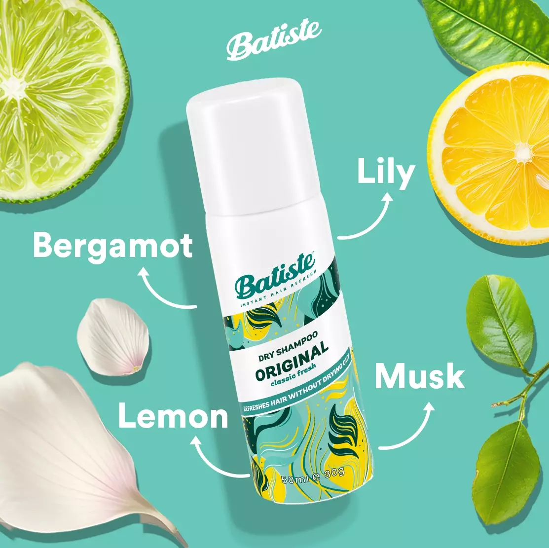 Batiste Clean & Classic Original Dry Shampoo 50 ml