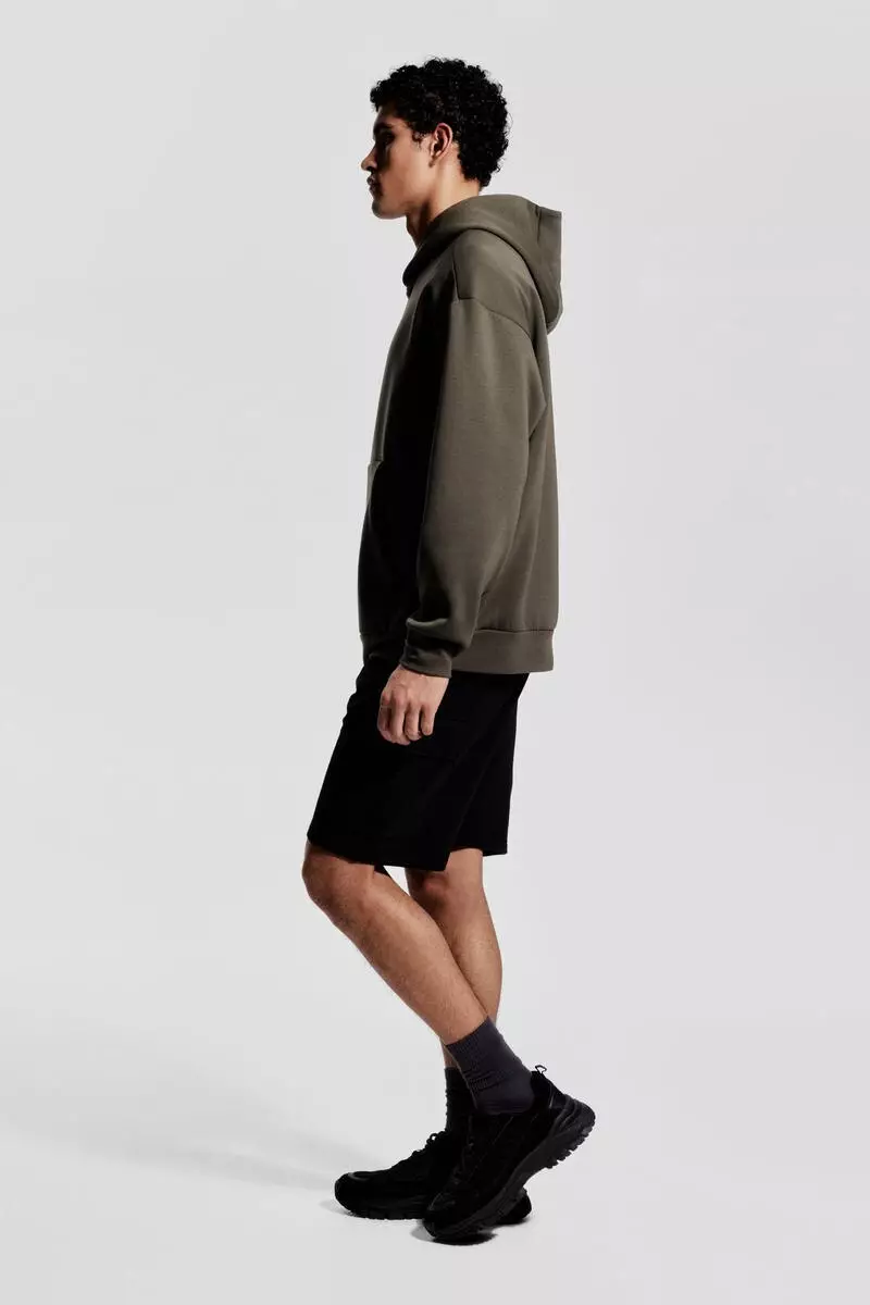 Long sports cargo shorts