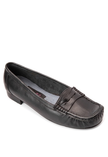 CARMELLETES black Leather Loafers CA179SH43KAQPH_1