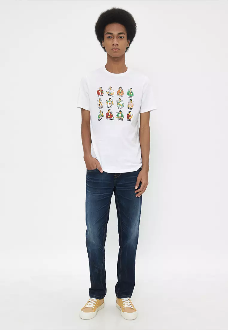 EMTE-GOSSIP-WHITE SS T-Shirt