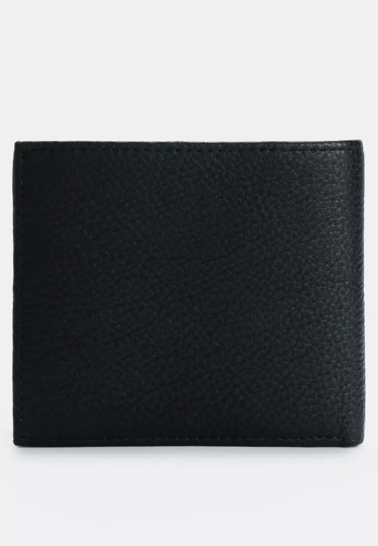 商標皮革雙摺銀包 - TH Mainline